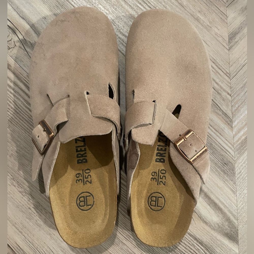 Suede Clogs